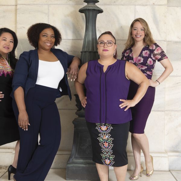 ThaoMee Xiong, Shanaya Dungey, Nikki Pieratos, and Irma Márquez Trapero