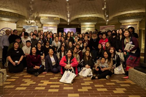 Group of people at Coalition of Asian American Leaders event